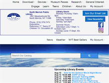 Tablet Screenshot of nmerricklibrary.org